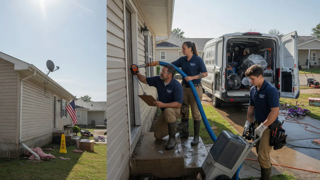 Ceiling Water Damage Restoration in Mclaughlin, SD near me